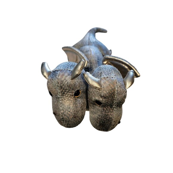 NWT 2023 Douglas Gree Double Headed Winged Dragon 7.5" Tall 12" Long - Picture 6 of 7